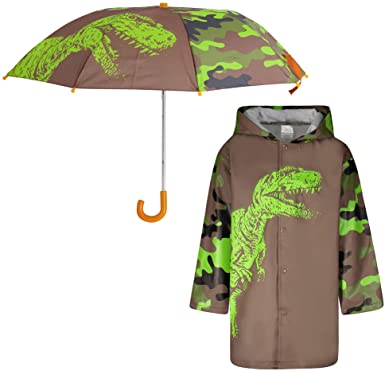 Detail Boys Raincoat And Umbrella Nomer 3