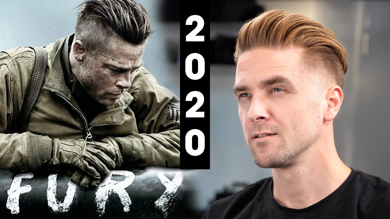 Detail Brad Pitt Fury Hairstyle Name Nomer 3