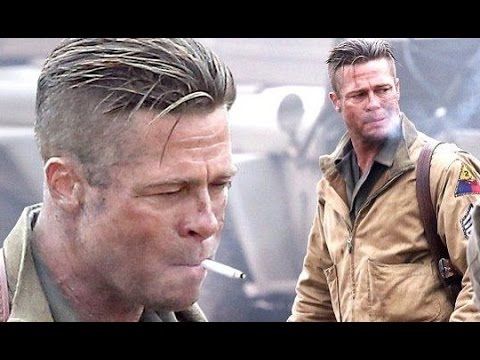 Detail Brad Pitt Fury Hairstyle Name Nomer 33