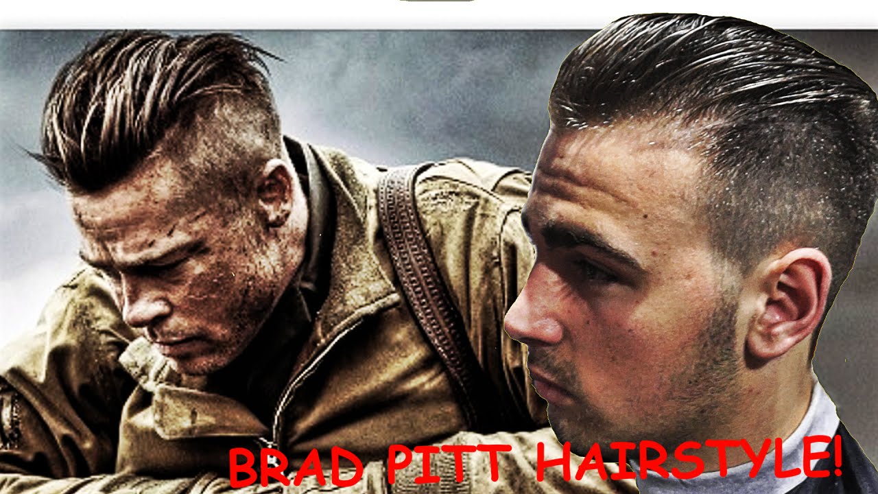 Detail Brad Pitt Fury Hairstyle Name Nomer 37