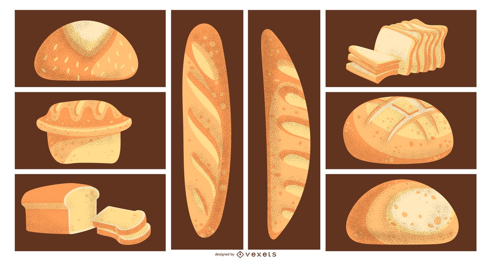 Detail Bread Vector Png Nomer 33