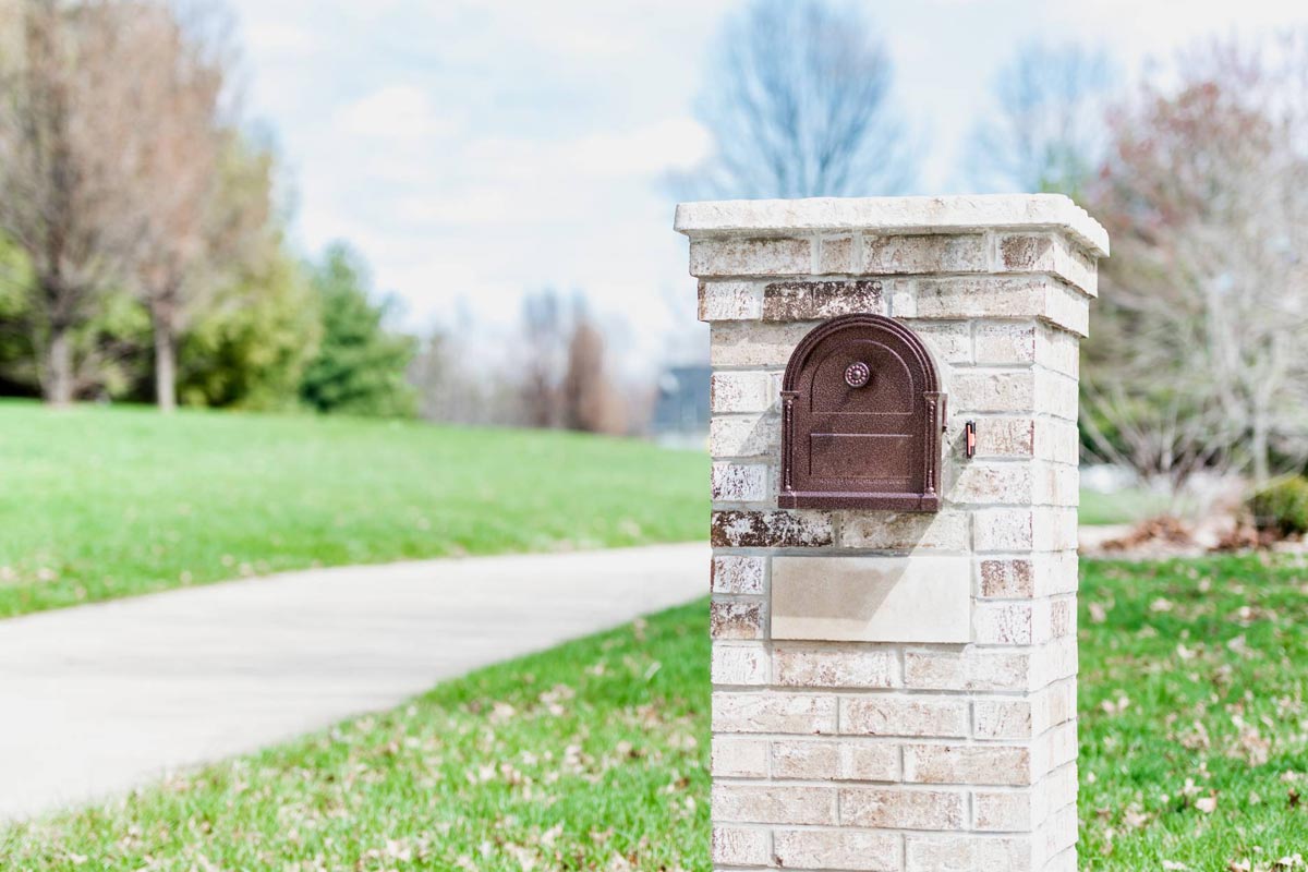 Detail Brick Mailbox With Solar Light Nomer 27