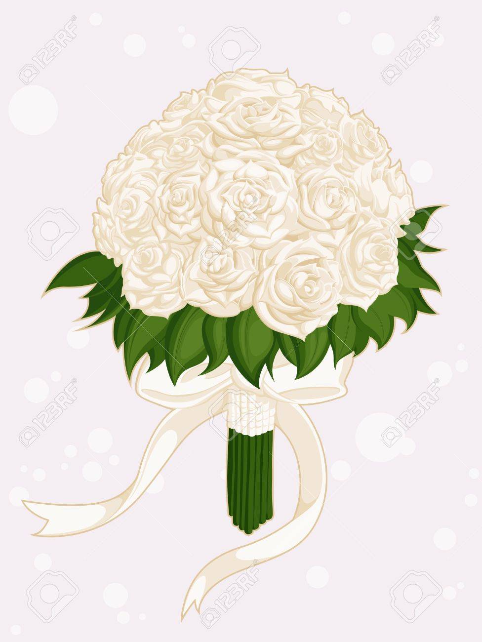 Detail Bridal Bouquet Clipart Nomer 2