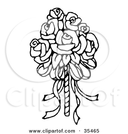 Detail Bridal Bouquet Clipart Nomer 18