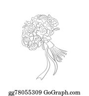 Detail Bridal Bouquet Clipart Nomer 19