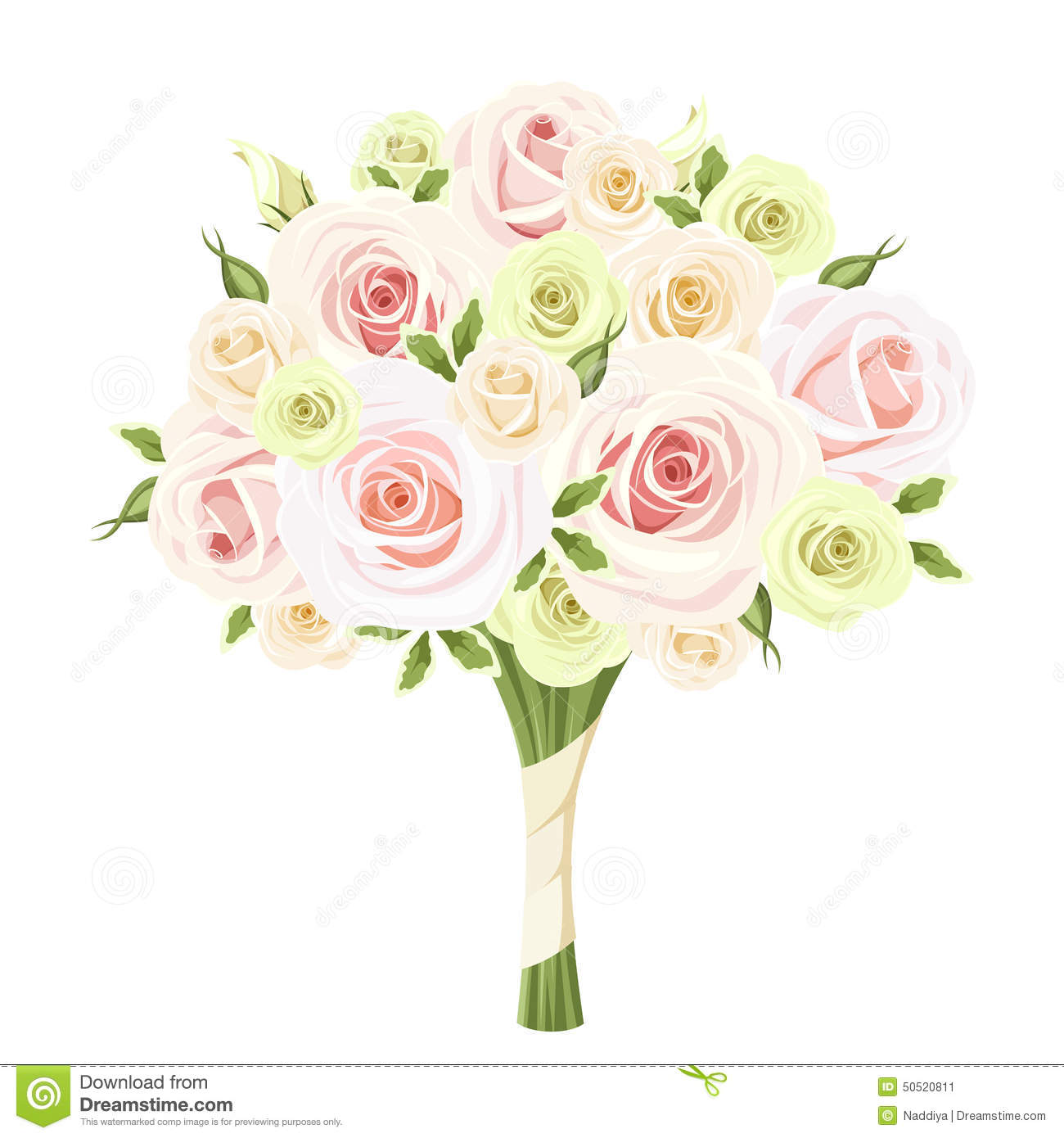 Detail Bridal Bouquet Clipart Nomer 21