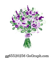 Detail Bridal Bouquet Clipart Nomer 22