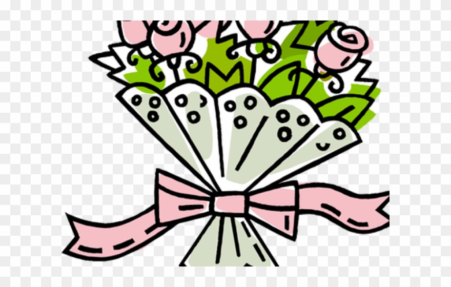 Detail Bridal Bouquet Clipart Nomer 9