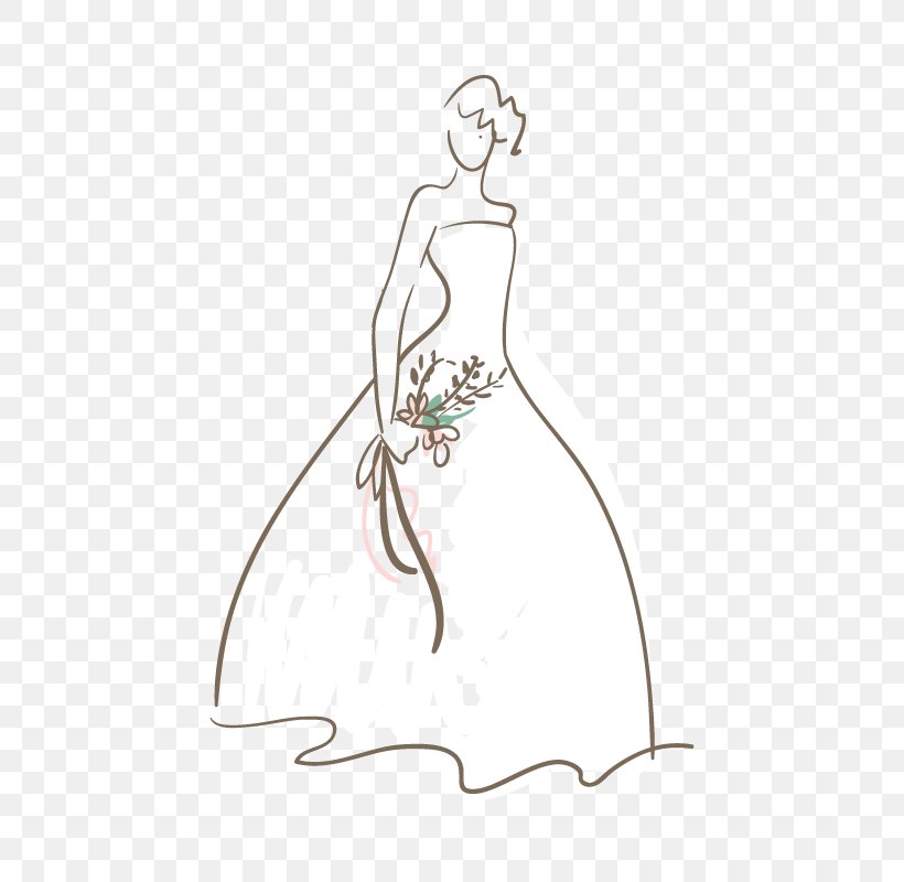 Detail Bridal Dress Png Nomer 27