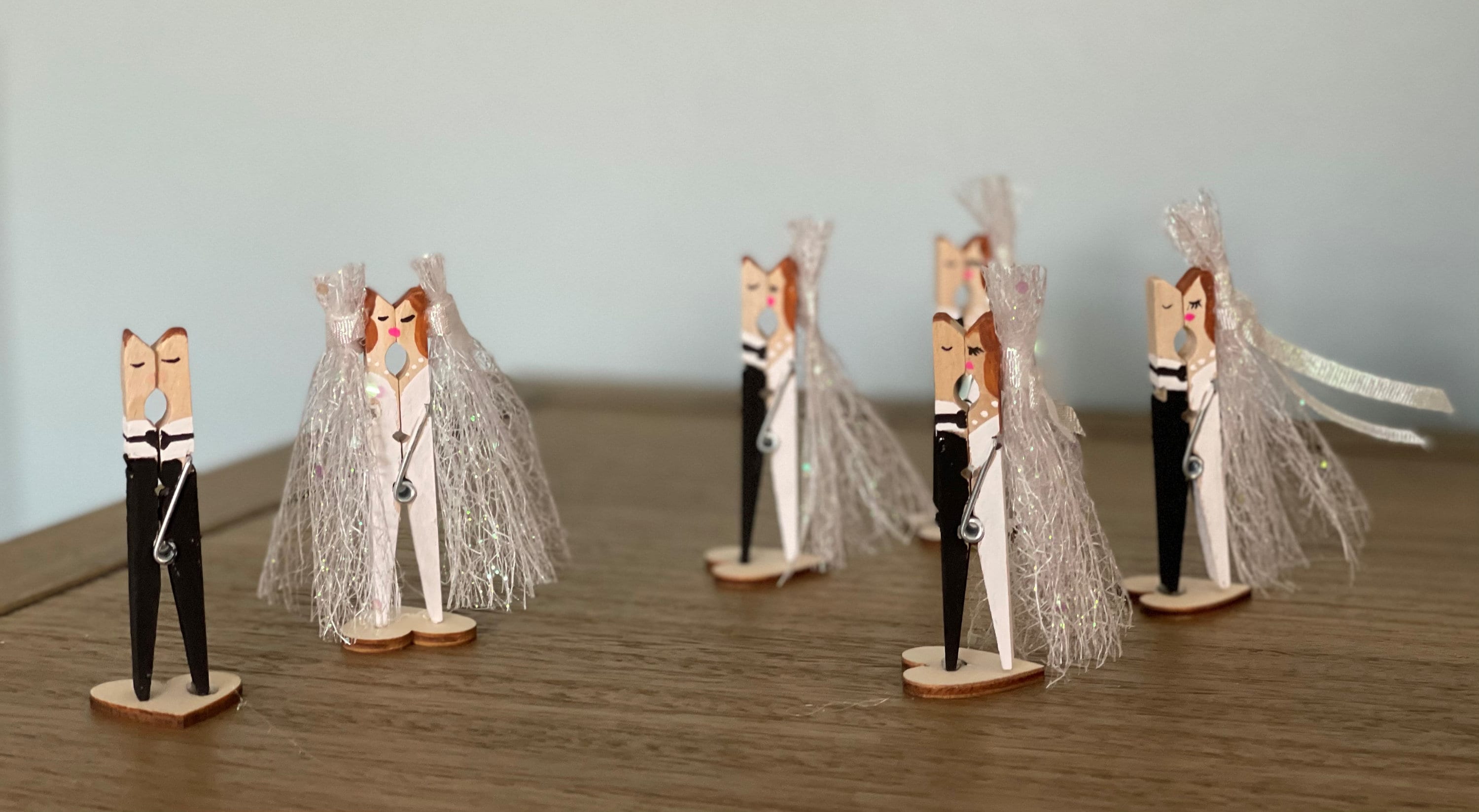 Detail Bride And Groom Clothespin Nomer 14