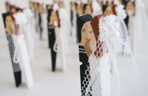 Detail Bride And Groom Clothespin Nomer 25