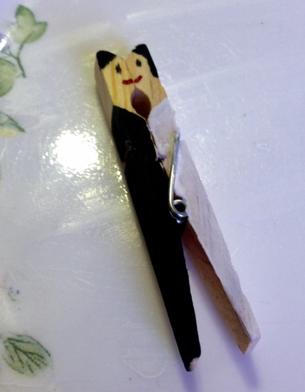 Detail Bride And Groom Clothespin Nomer 57