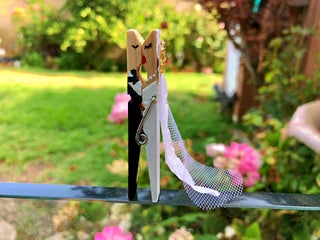 Detail Bride And Groom Clothespins Nomer 13