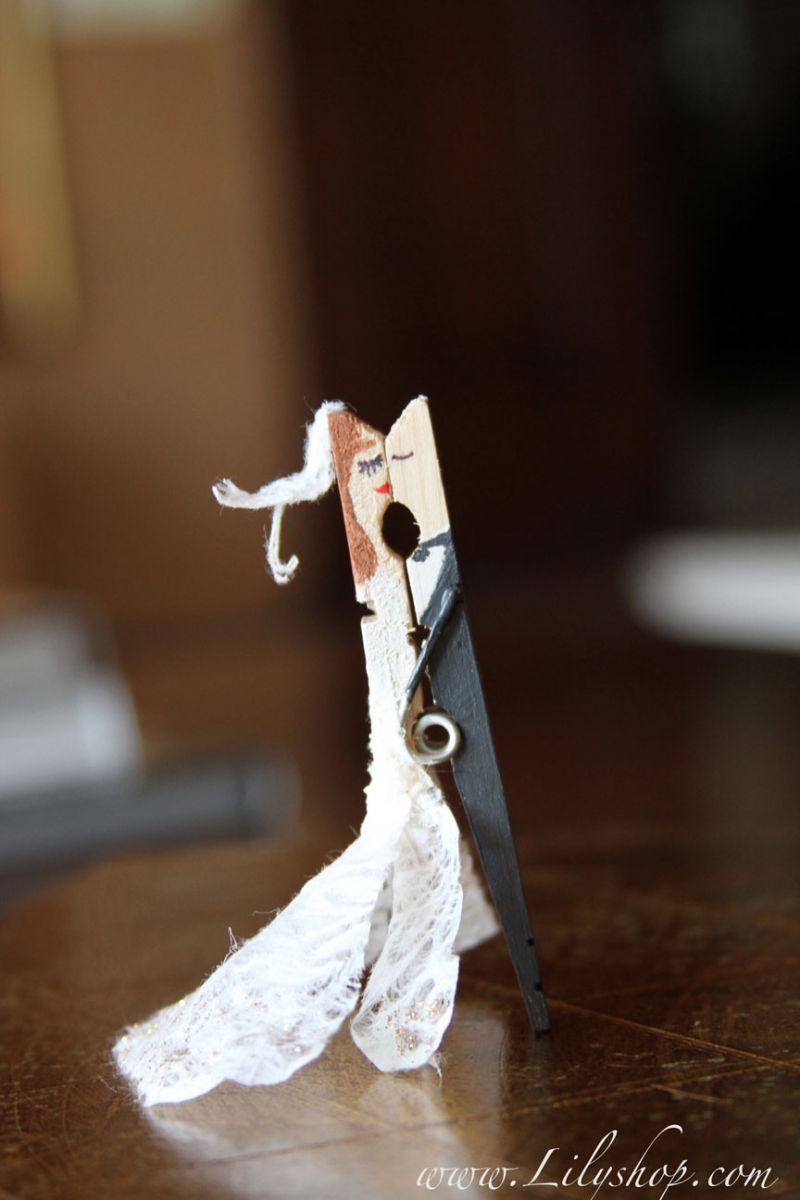 Detail Bride And Groom Clothespins Nomer 16