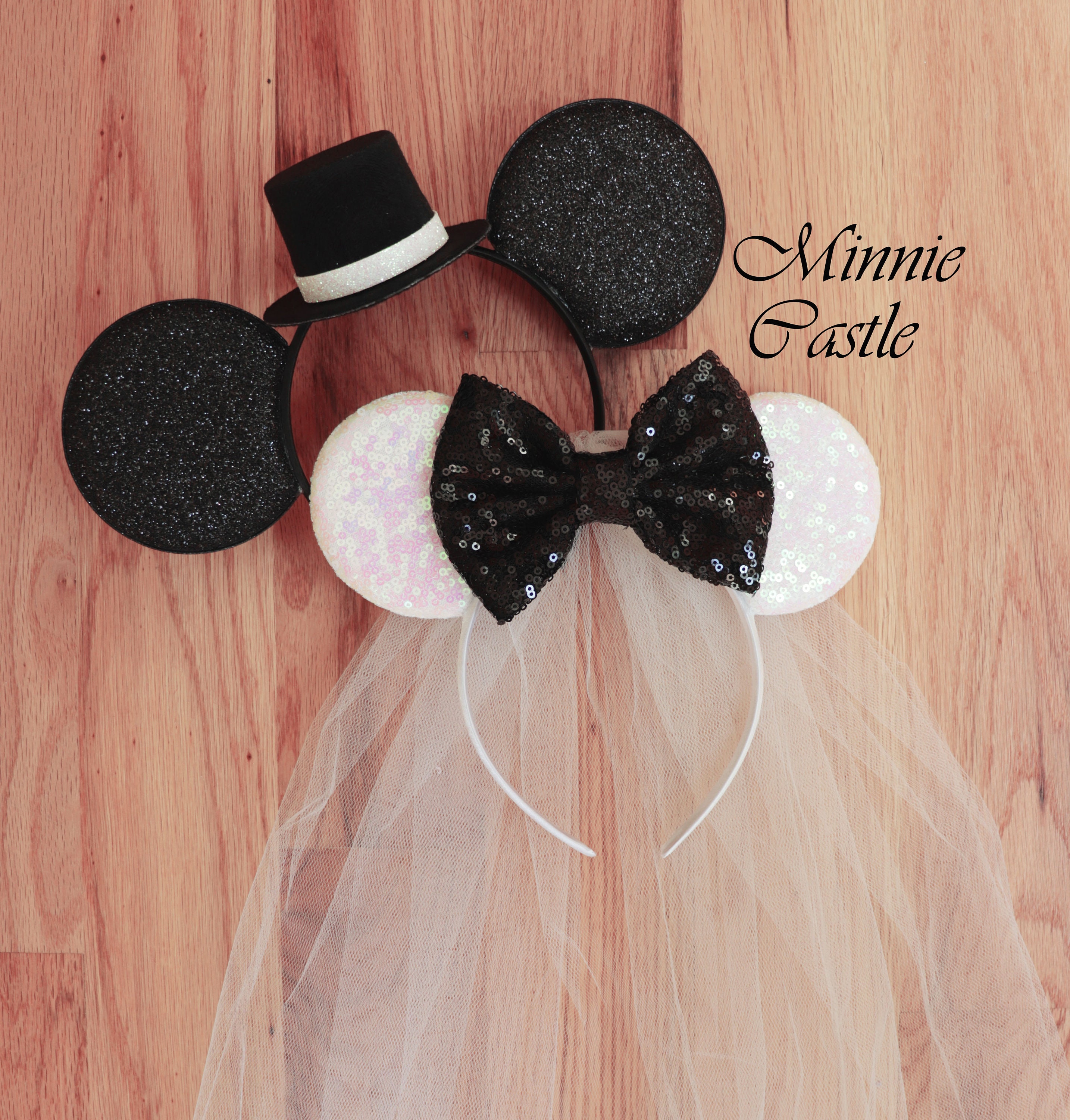 Detail Bride And Groom Mickey Mouse Ears Nomer 13