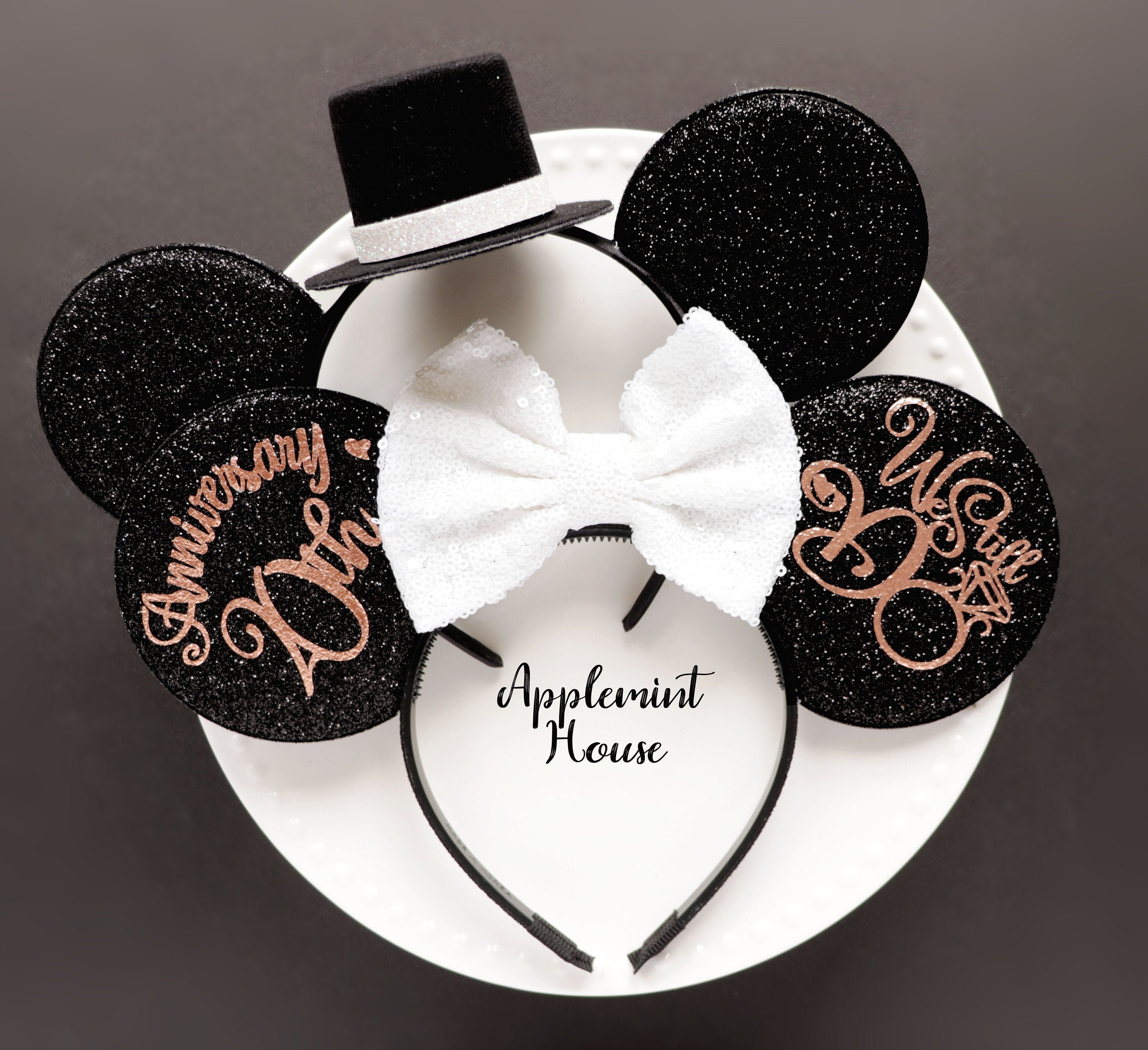 Detail Bride And Groom Mickey Mouse Ears Nomer 42