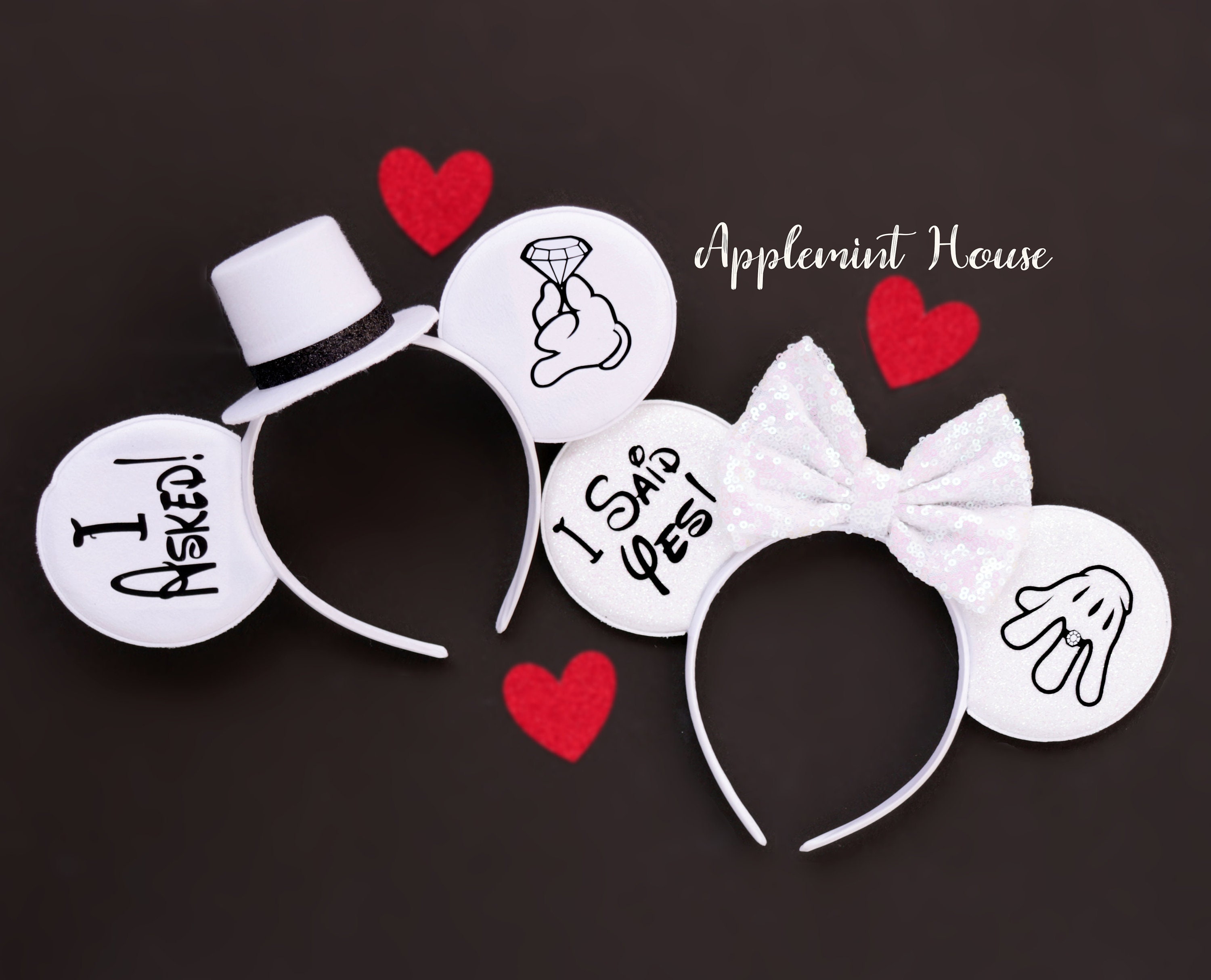 Detail Bride And Groom Mickey Mouse Ears Nomer 46