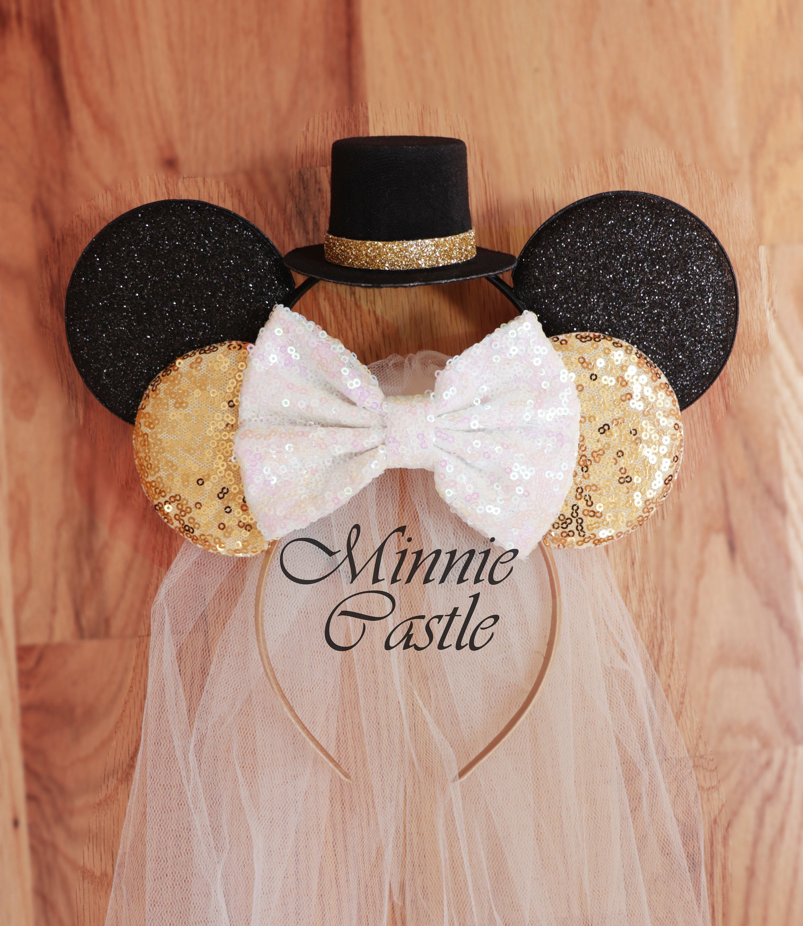 Detail Bride And Groom Mouse Ears Nomer 18