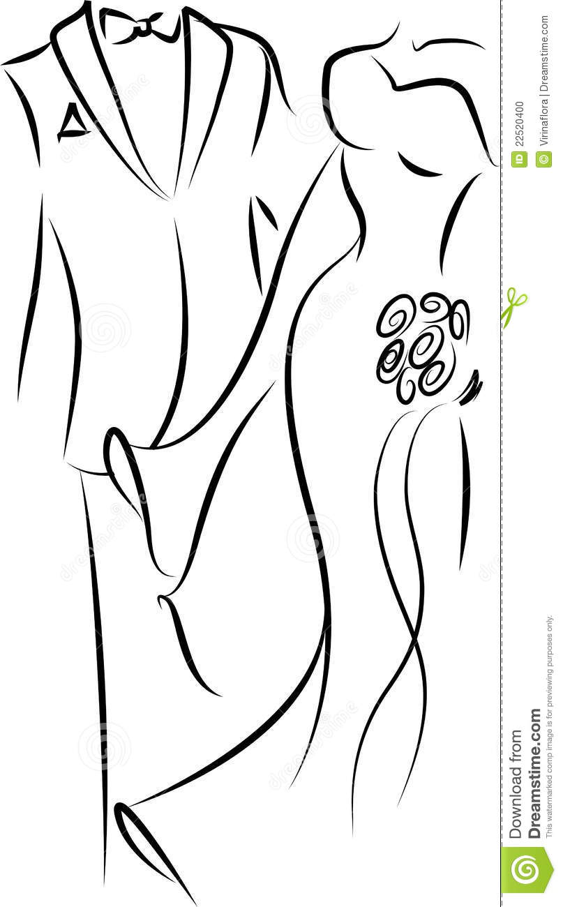 Detail Bride And Groom Silhouette Vector Free Nomer 56