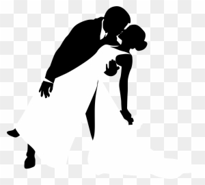 Detail Bride And Groom Silhouette Wedding Clipart Nomer 36