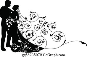 Detail Bride Groom Clipart Nomer 15