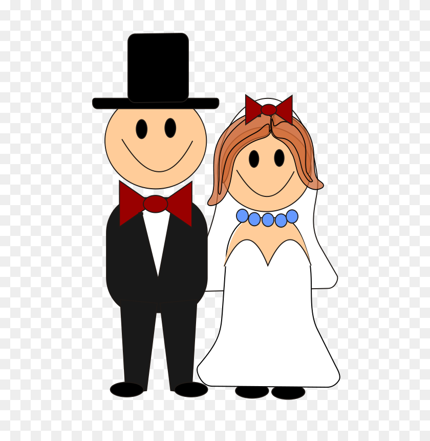 Detail Bride Groom Clipart Nomer 47