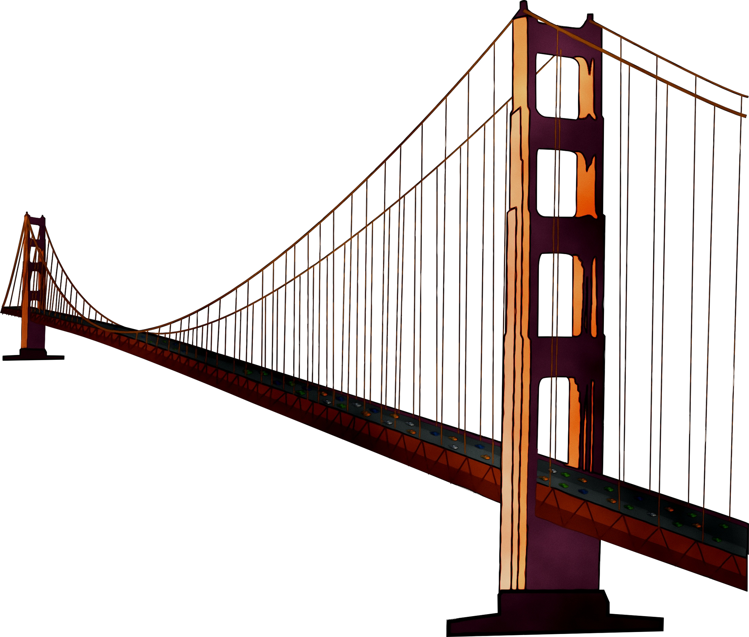 Detail Bridge Vector Png Nomer 50