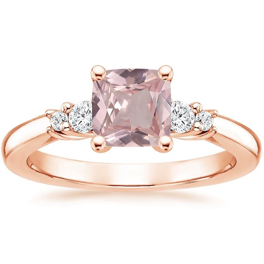 Detail Brilliant Earth Peach Sapphire Ring Nomer 19