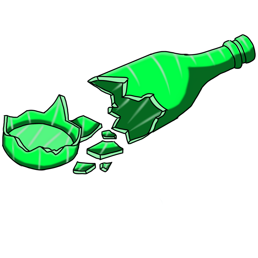 Detail Broken Bottle Png Nomer 5