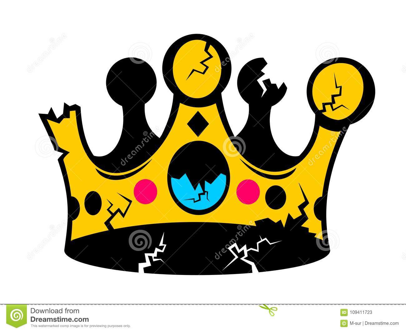 Detail Broken Crown Clipart Nomer 6