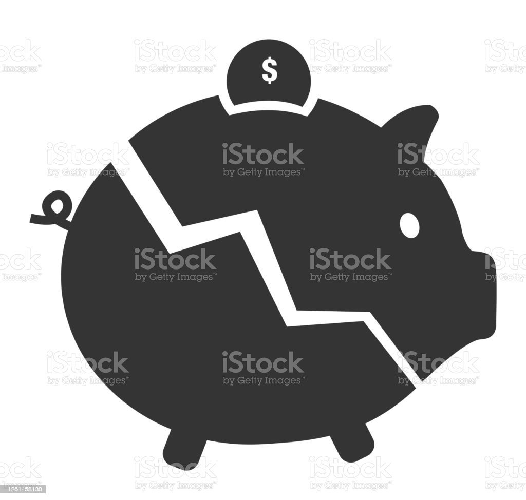 Detail Broken Piggy Bank Icon Nomer 14