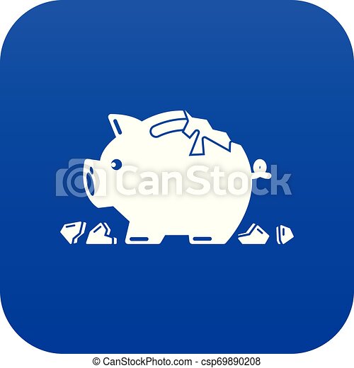 Detail Broken Piggy Bank Icon Nomer 23