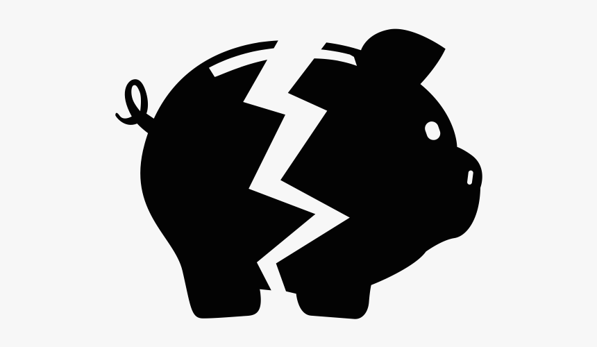 Detail Broken Piggy Bank Icon Nomer 4