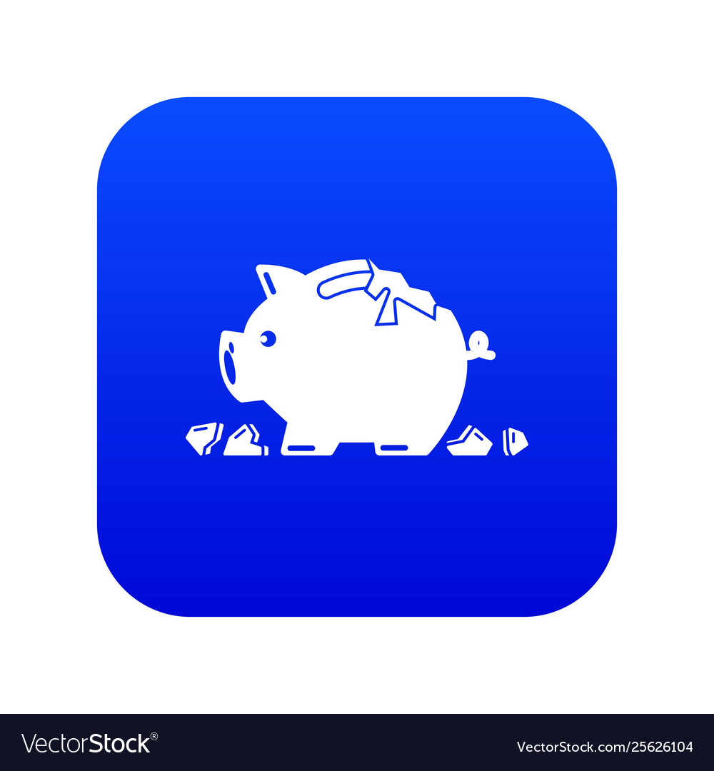 Detail Broken Piggy Bank Icon Nomer 29