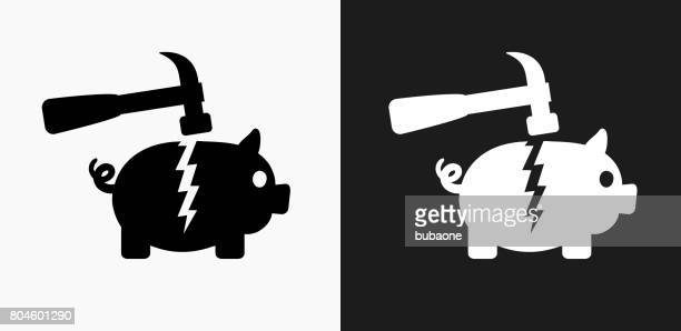 Detail Broken Piggy Bank Icon Nomer 31