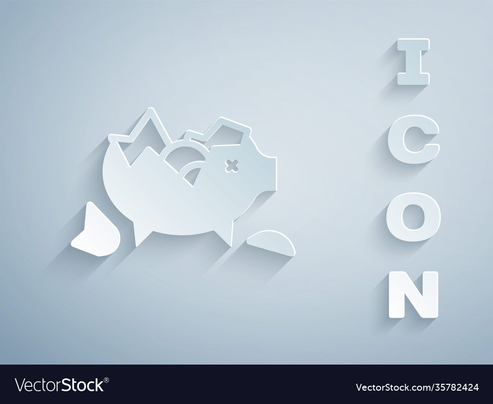 Detail Broken Piggy Bank Icon Nomer 38