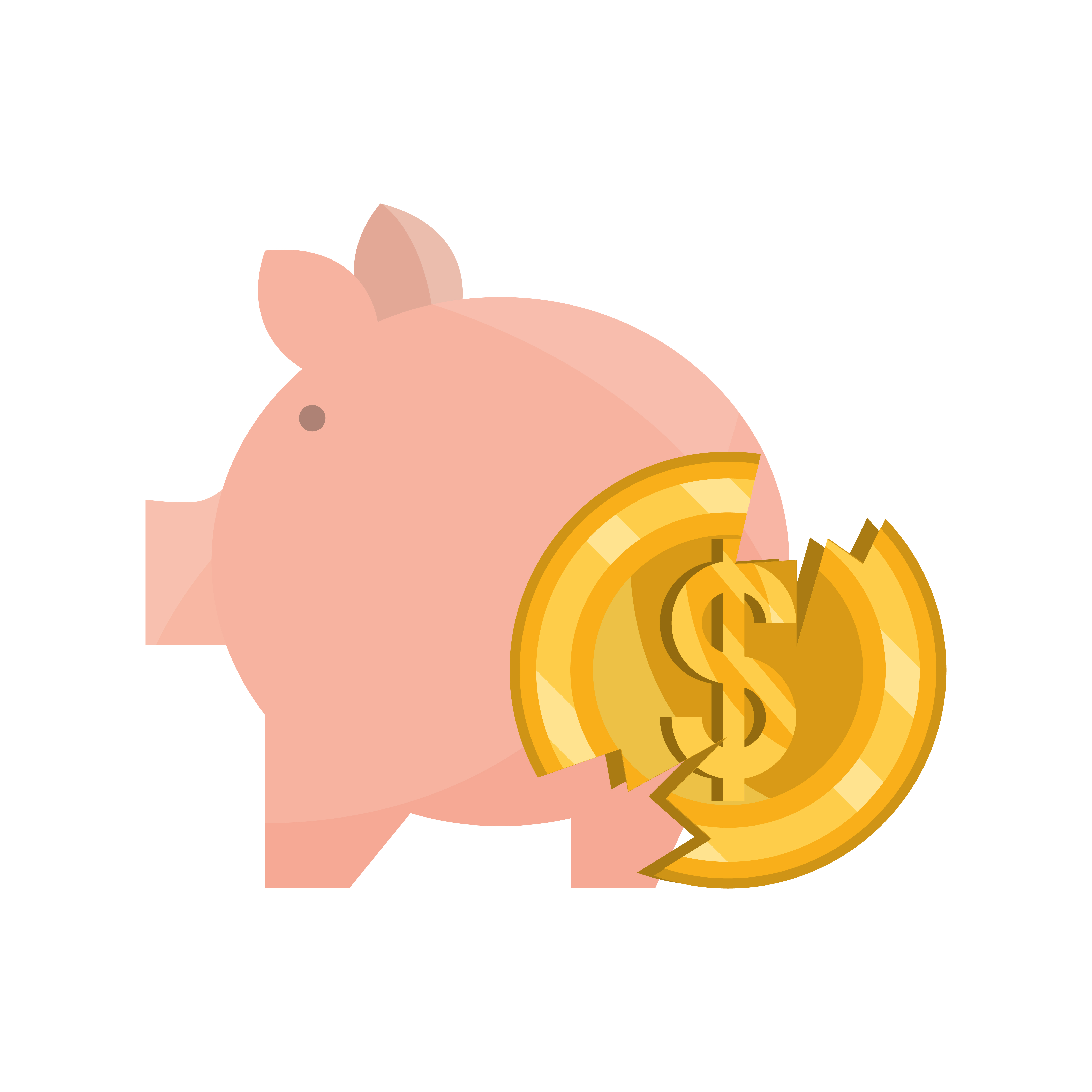 Detail Broken Piggy Bank Icon Nomer 44