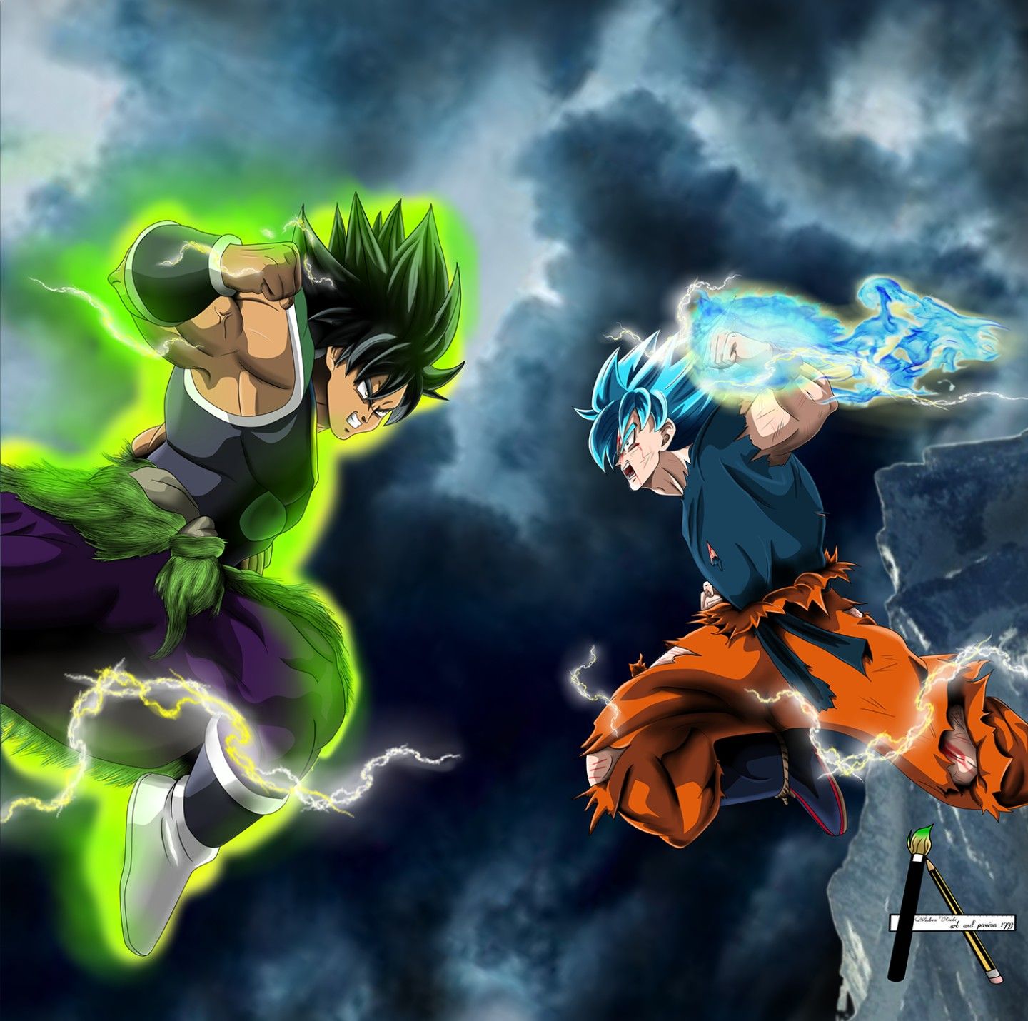 Detail Broly Vs Goku Nomer 2