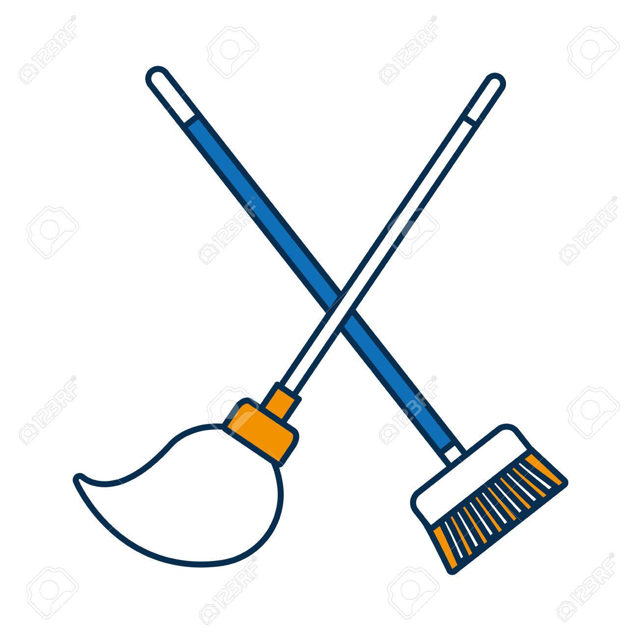 Detail Broom And Mop Clipart Nomer 13