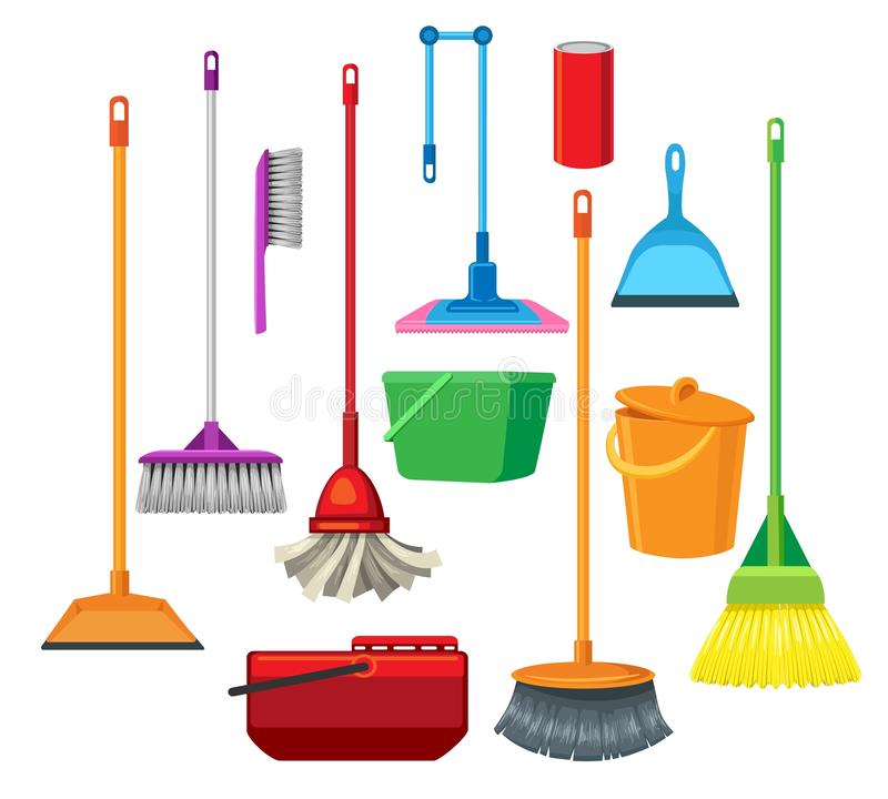 Detail Broom And Mop Clipart Nomer 28