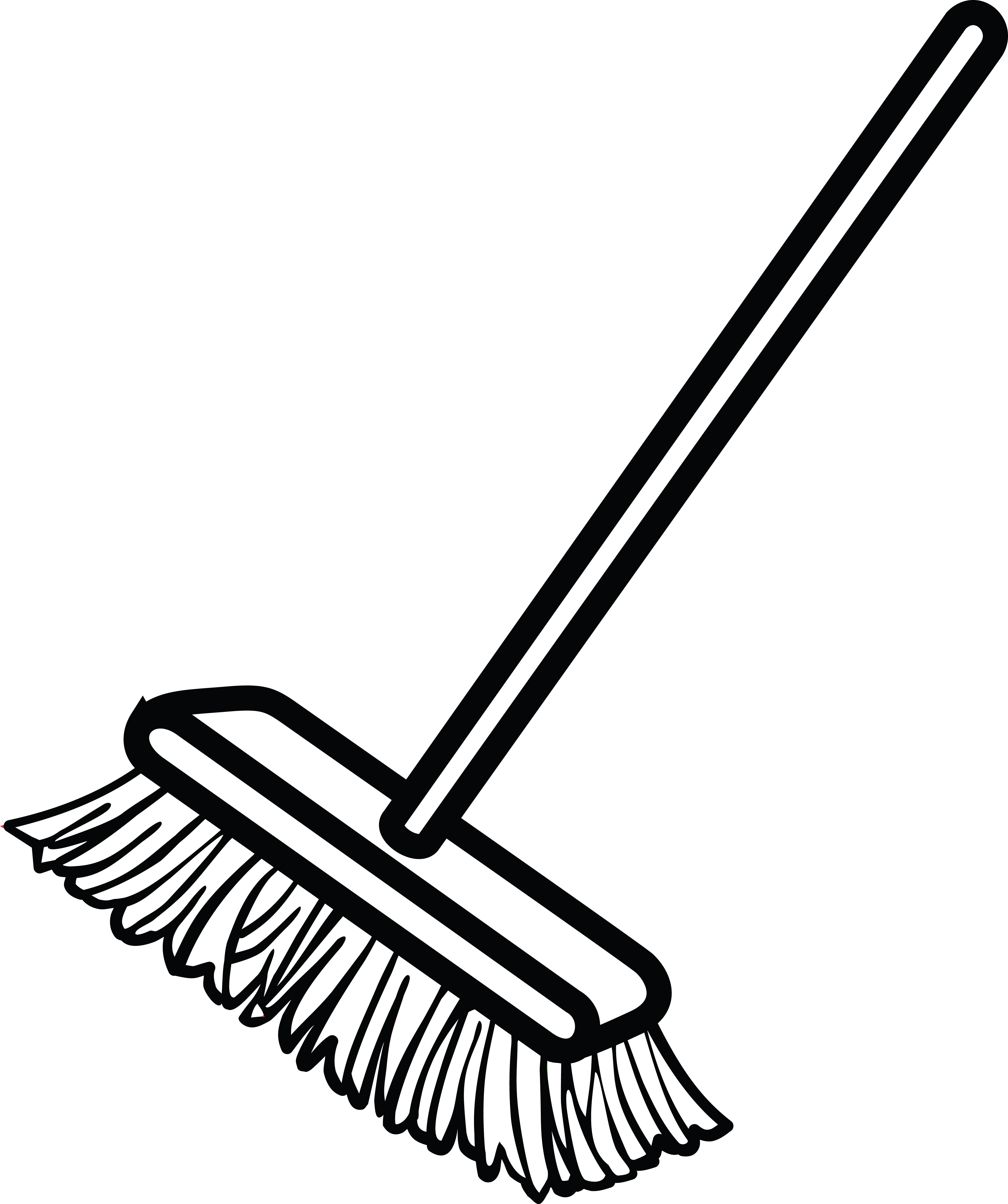 Detail Broom Clipart Free Nomer 3