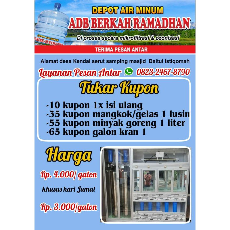 Brosur Air Minum Isi Ulang - KibrisPDR