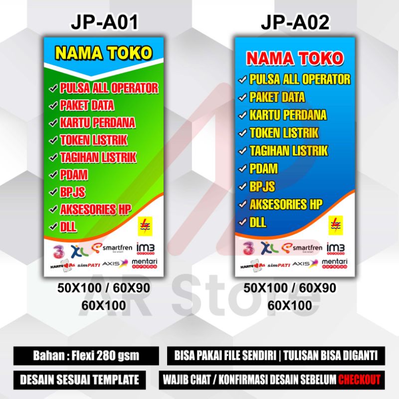Detail Brosur Jual Pulsa Dan Token Listrik Nomer 23
