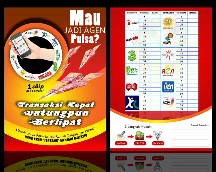Detail Brosur Jual Pulsa Dan Token Listrik Nomer 41