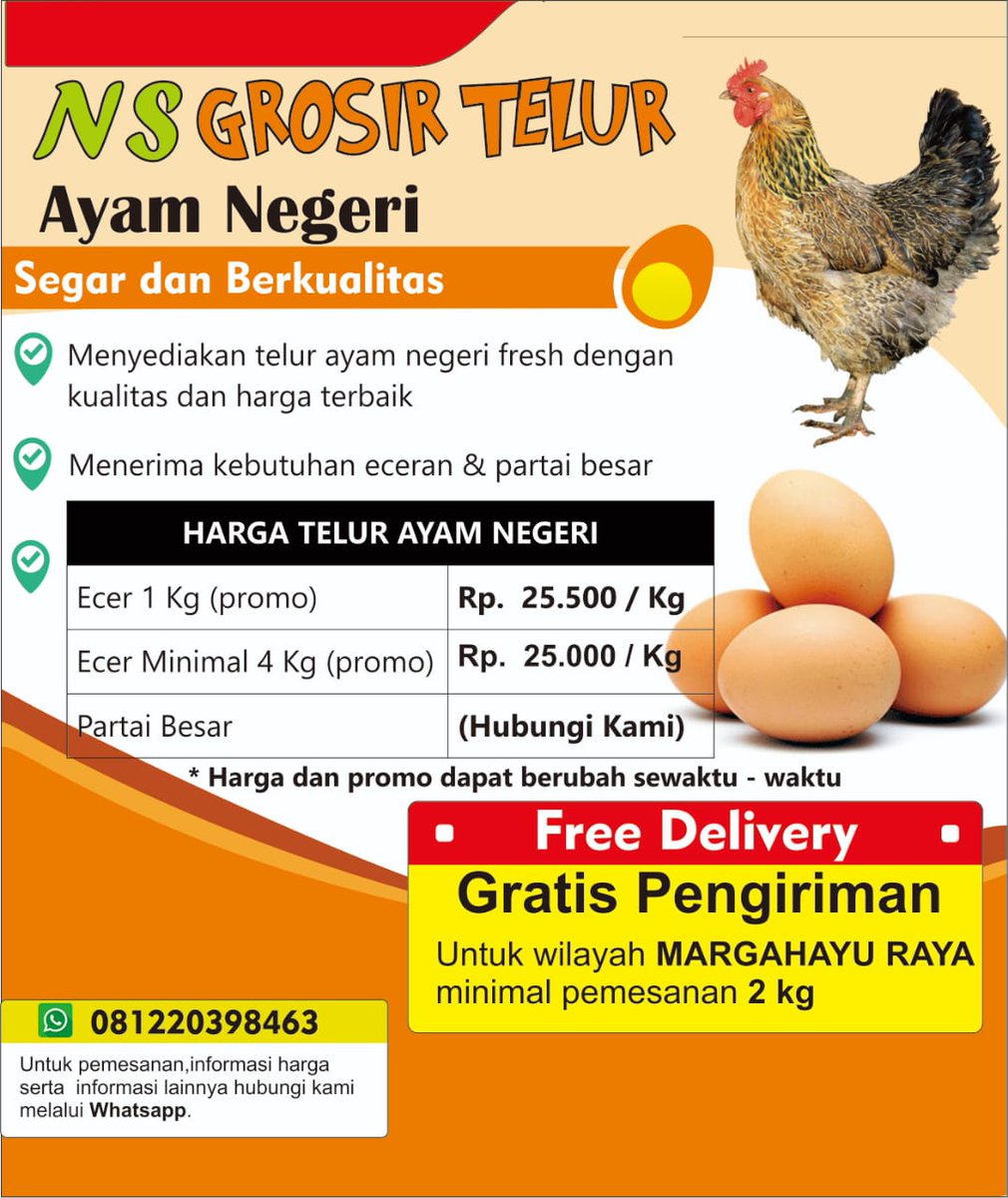 Brosur Jual Telur Ayam - KibrisPDR