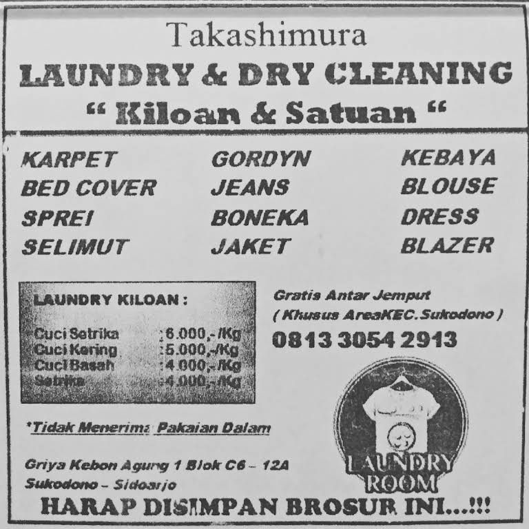 Detail Brosur Laundry Hitam Putih Nomer 40