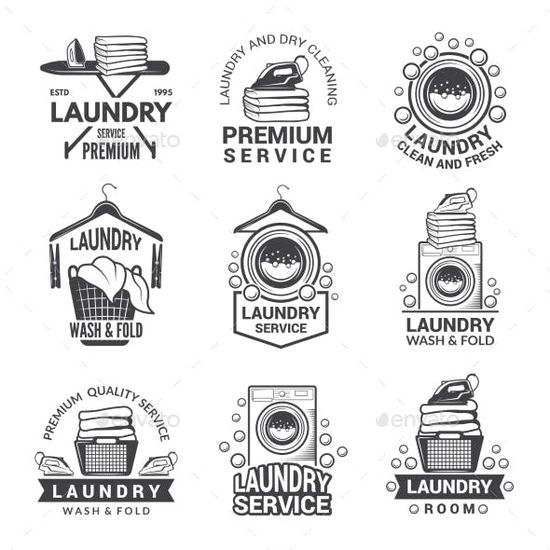 Detail Brosur Laundry Hitam Putih Nomer 49