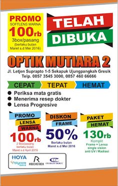 Detail Brosur Optik Kacamata Nomer 21