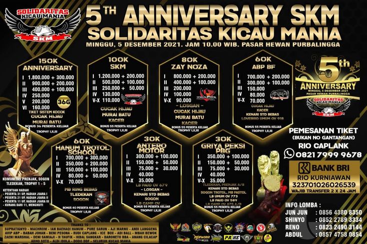 Detail Brosur Piala Raja 2017 Nomer 32