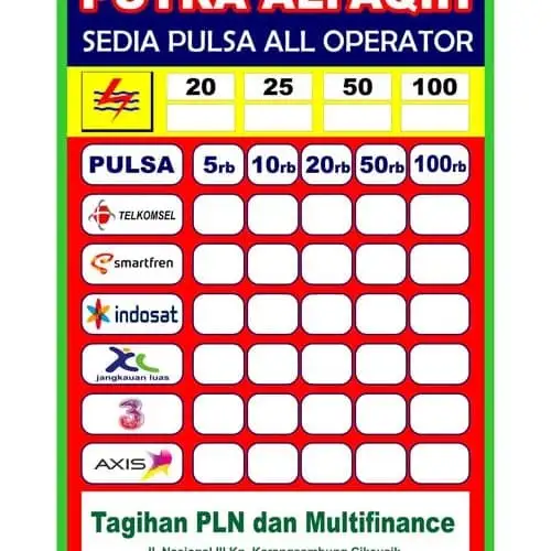 Detail Brosur Pulsa Doc Nomer 16